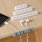 Premium PE Desktop Cable Organizer | Durable Cord Management for USB-C, HDMI & LAN
