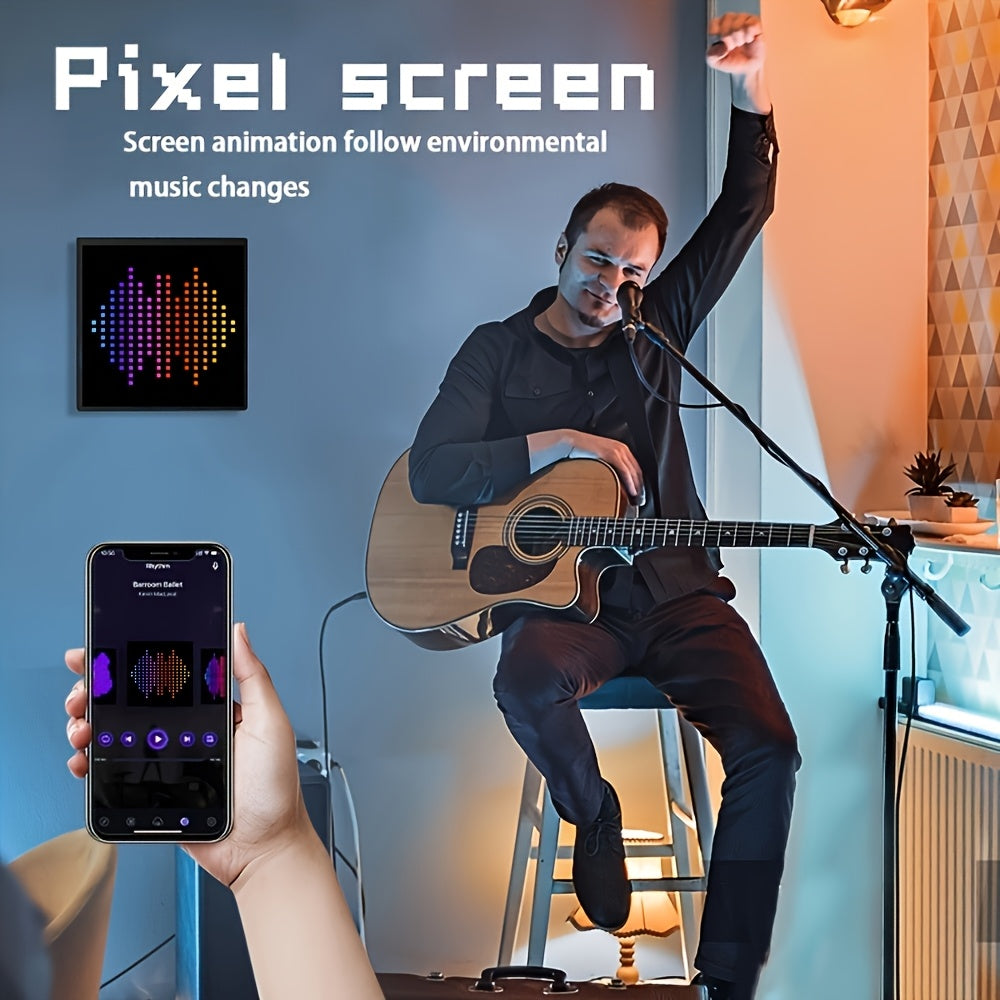 App-Controlled LED Pixel Art Display | USB Light for Wall, Desk, or Gaming Decor