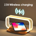 Wireless Charging Desk Lamp | 15W LED Light | Touch Control | Adjustable Brightness