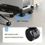 Adjustable Laptop Stand Tray | 360° Rotating Base | Portable Holder for PCs & Printers