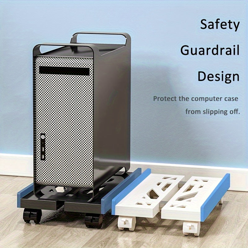Adjustable Laptop Stand Tray | 360° Rotating Base | Portable Holder for PCs & Printers