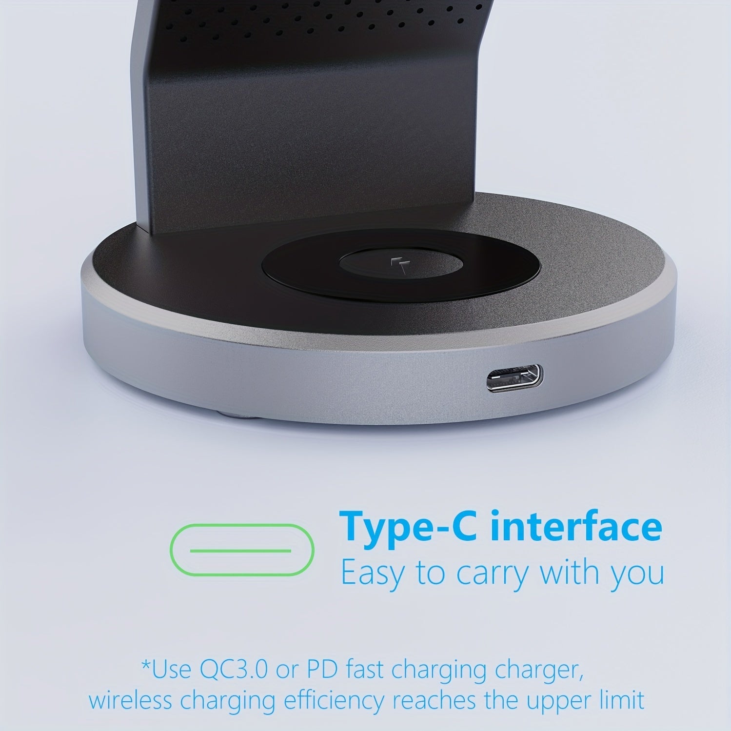 3-in-1 Magnetic Wireless Charger Stand | Fast Charging for iPhone, Apple Watch & AirPods