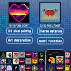 App-Controlled LED Pixel Art Display | USB Light for Wall, Desk, or Gaming Decor
