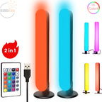 1/2 Pc | LED Strip Lights for Room |Remote Control | Ambient Backlight | Sync with Music