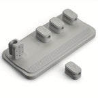 5-Pack Magnetic Cable Clips | Desk Cord Organizer for USB-C, Lightning & Micro Cables, Multi-Surface Adhesive