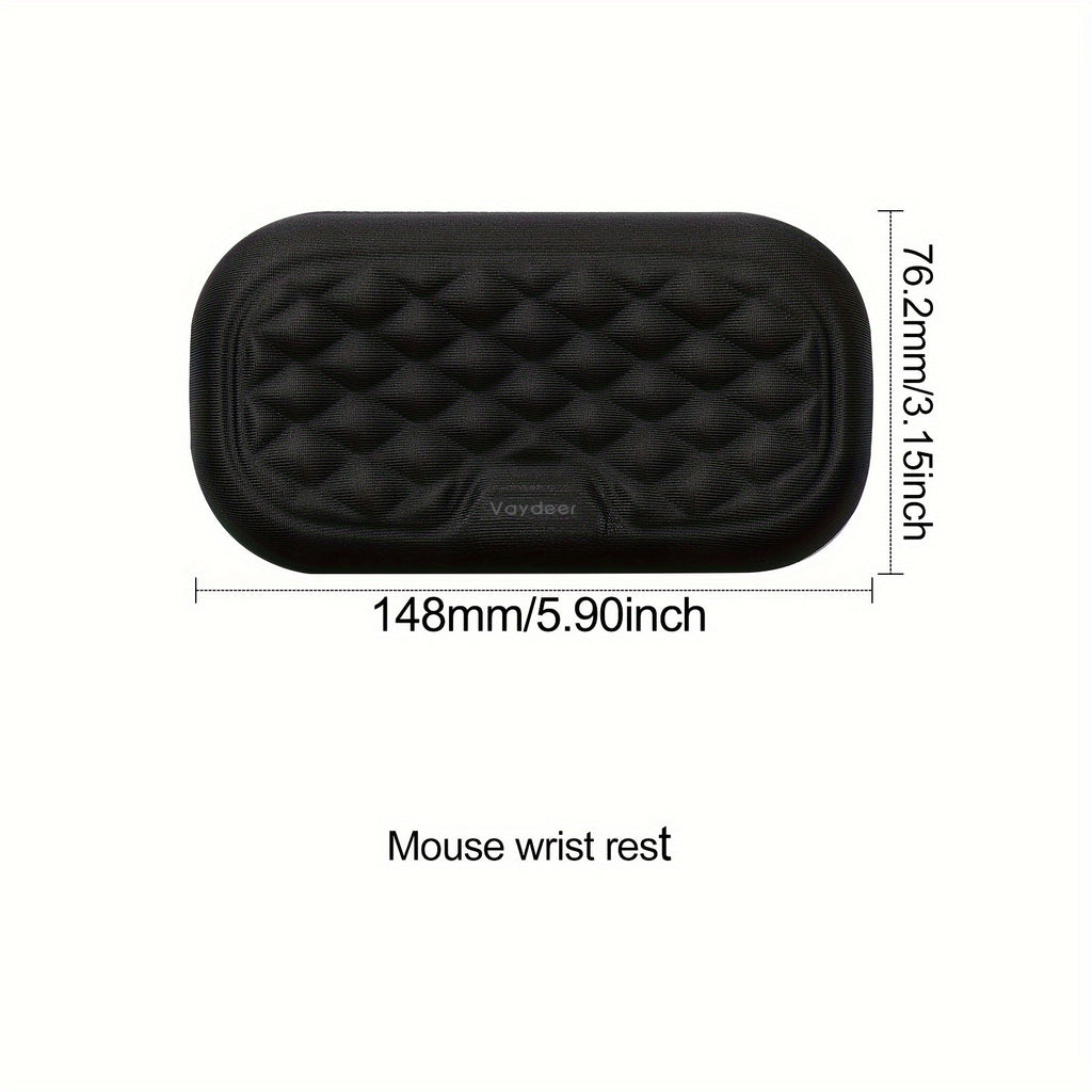 Memory Foam Keyboard & Mouse Wrist Rest Set | Ergonomic Cushion Pads for Comfortable Typing