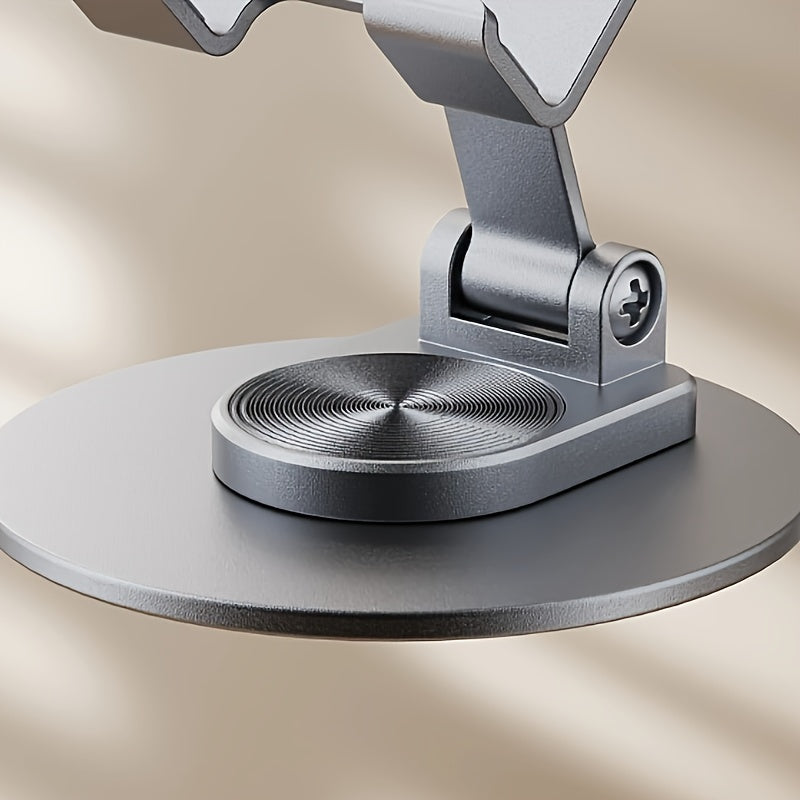 Metal 360° Rotatable Phone Holder | Foldable and Adjustable | For Desktop | Live Streaming | Development