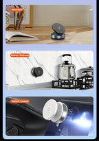 Vacuum Suction Cup Phone Holder | 360° Rotatable | Magnetic | Dual-Sided | Adhesive-Free | For Cars and Home | Multipurpose