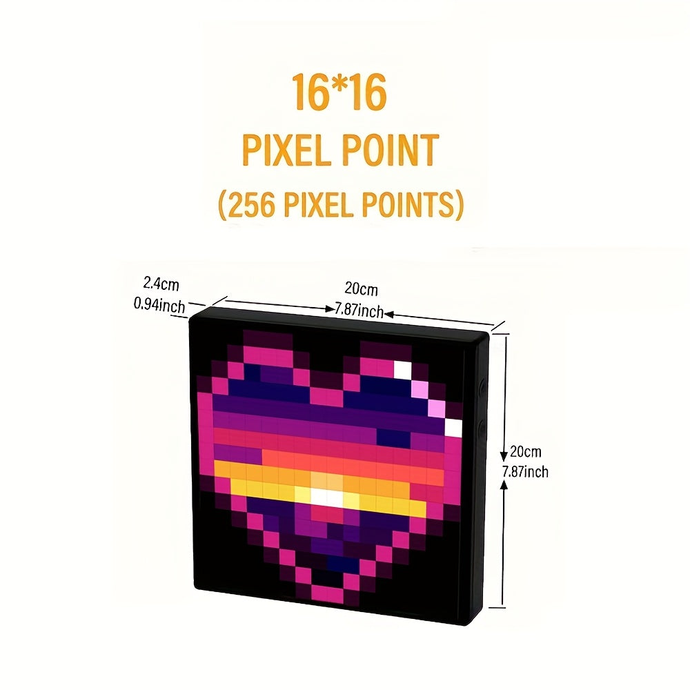 App-Controlled LED Pixel Art Display | USB Light for Wall, Desk, or Gaming Decor