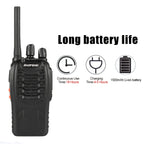 2 Pcs | Handheld Two-Way Radio | LED Indicators | Integrated Antenna | For Security, Retail, Events, Studios | Multipurpose