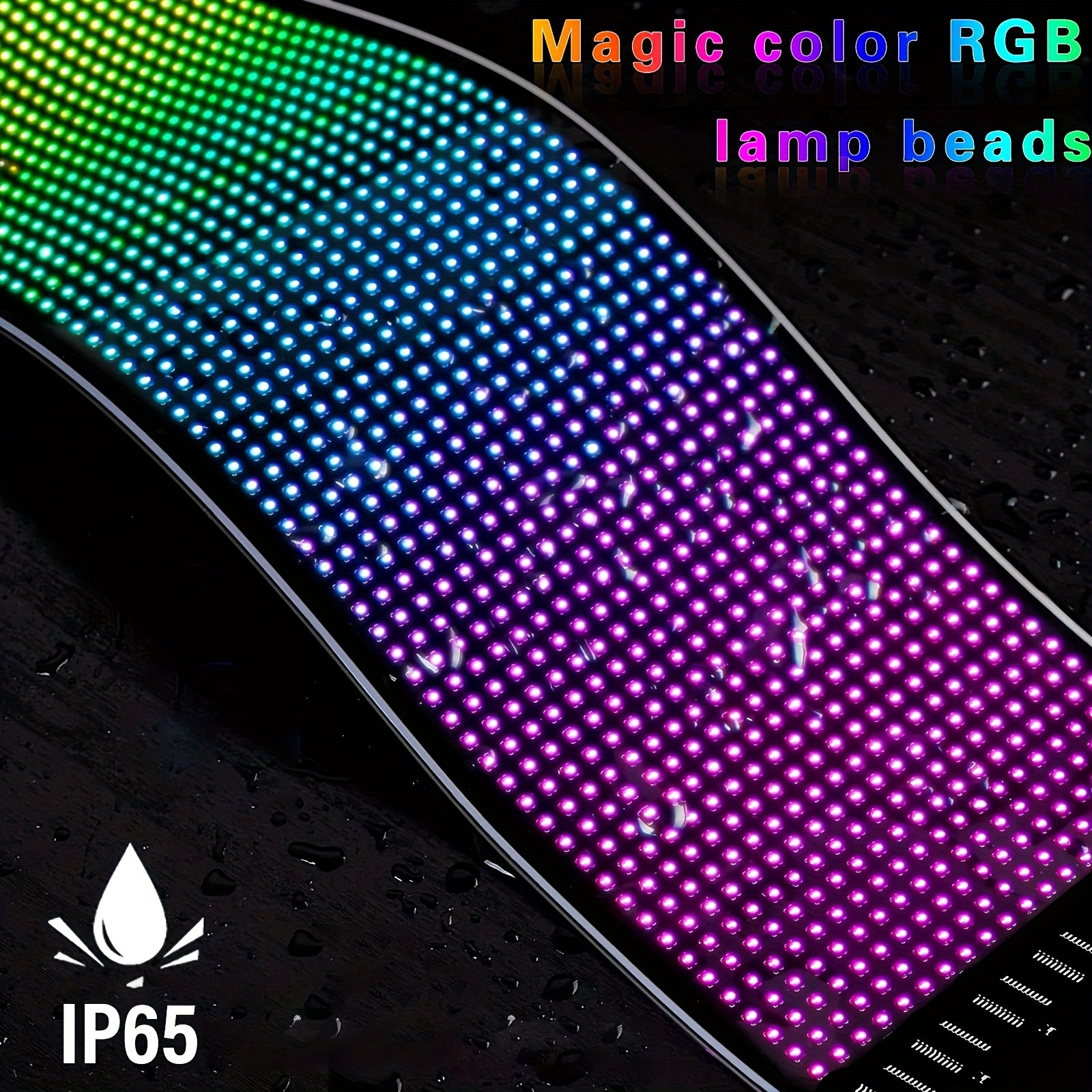 Smart LED Pixel Display | Programmable RGB Light Panel for Wall or Desk | App-Controlled DIY Animation & Text