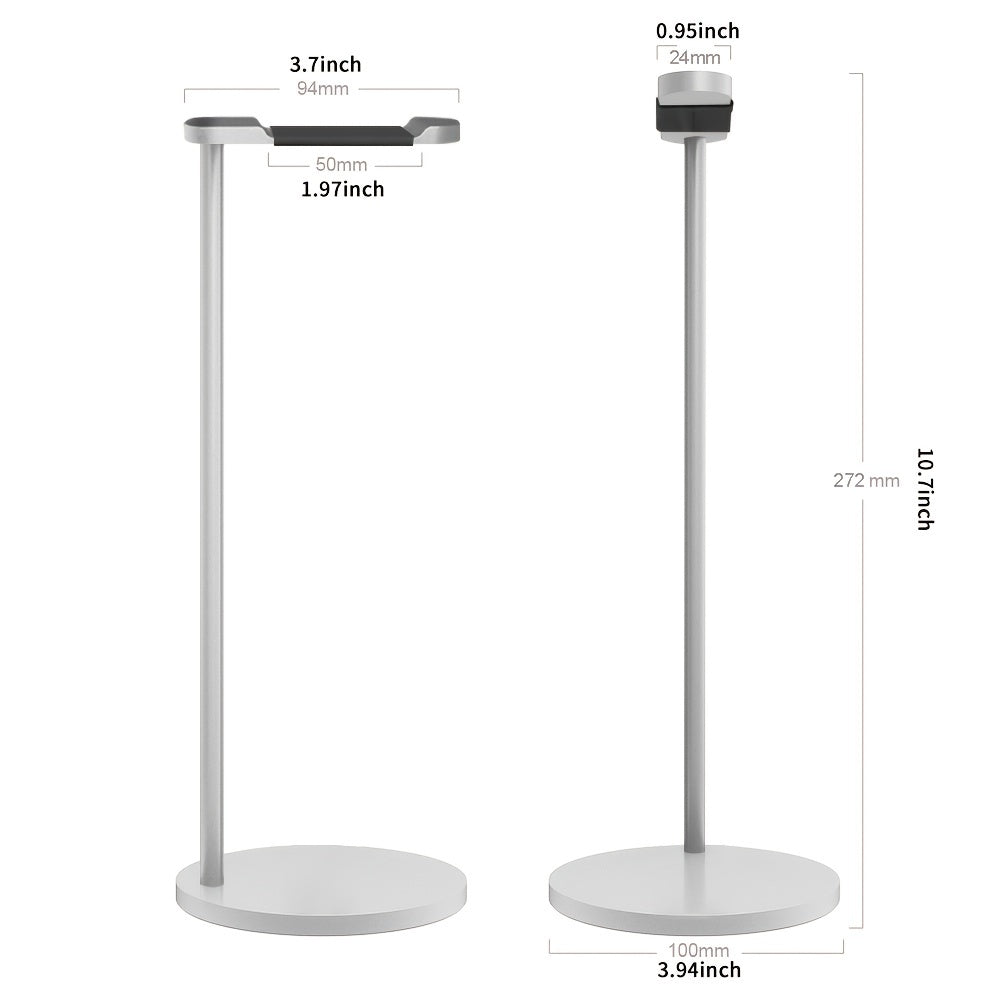 Aluminium Headphone Stand | Sleek | Compatible with AirPods Max, Xbox, Bose & Gaming Headsets