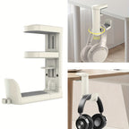 360° Rotating Headphone Stand | Desktop Headset Holder & Gaming Hook for Earphones & Controllers