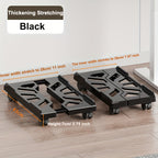 Adjustable Laptop Stand Tray | 360° Rotating Base | Portable Holder for PCs & Printers
