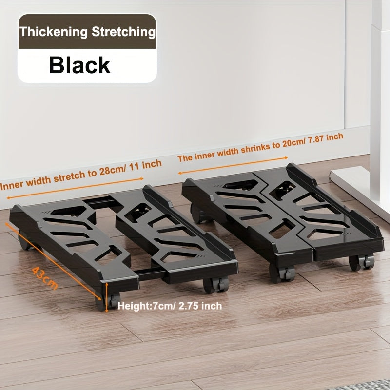 Adjustable Laptop Stand Tray | 360° Rotating Base | Portable Holder for PCs & Printers