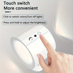 2-Pack LED Wall Sconces with Remote | USB Rechargeable, Touch & Motion Sensor, 360° Rotatable Dimmable Lamps