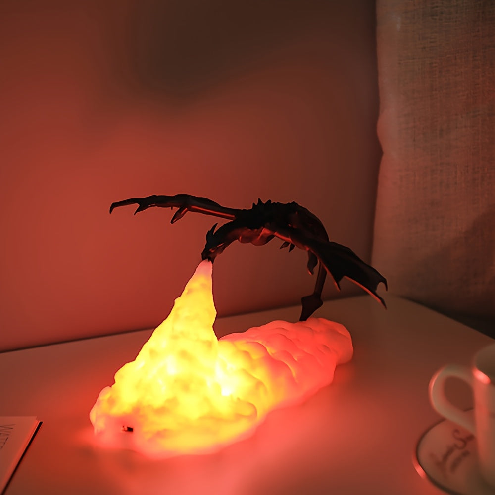 3D Dragon Night Light | LED Anime Lamp for Bedroom Ambiance & Gift Ideas | Home Decor