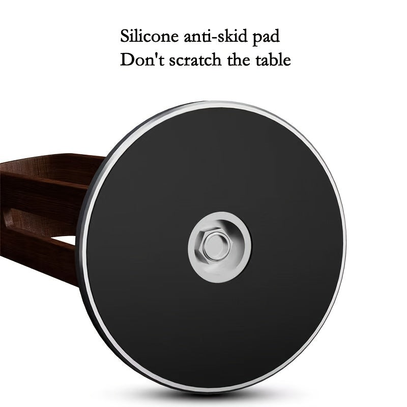 Bamboo Headphone Holder | Metal Base | Silicone Accents | Minimalist Design