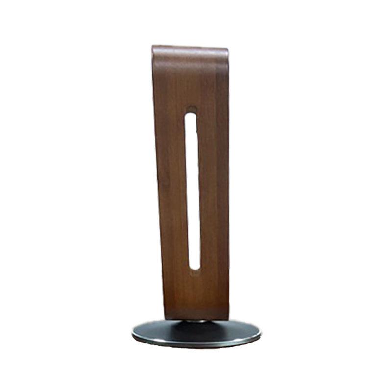 Bamboo Headphone Holder | Metal Base | Silicone Accents | Minimalist Design