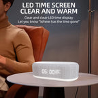 4-in-1 Alarm Clock | Digital Display | Night Light & Wireless Charger | USB-C | 3 Light Modes | Travel-Friendly