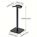 Premium Metal Headphone Stand | Detachable Display & Storage for Gaming Earphones | Square Base Design