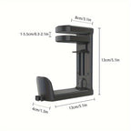 360° Rotating Headphone Stand | Desktop Headset Holder & Gaming Hook for Earphones & Controllers
