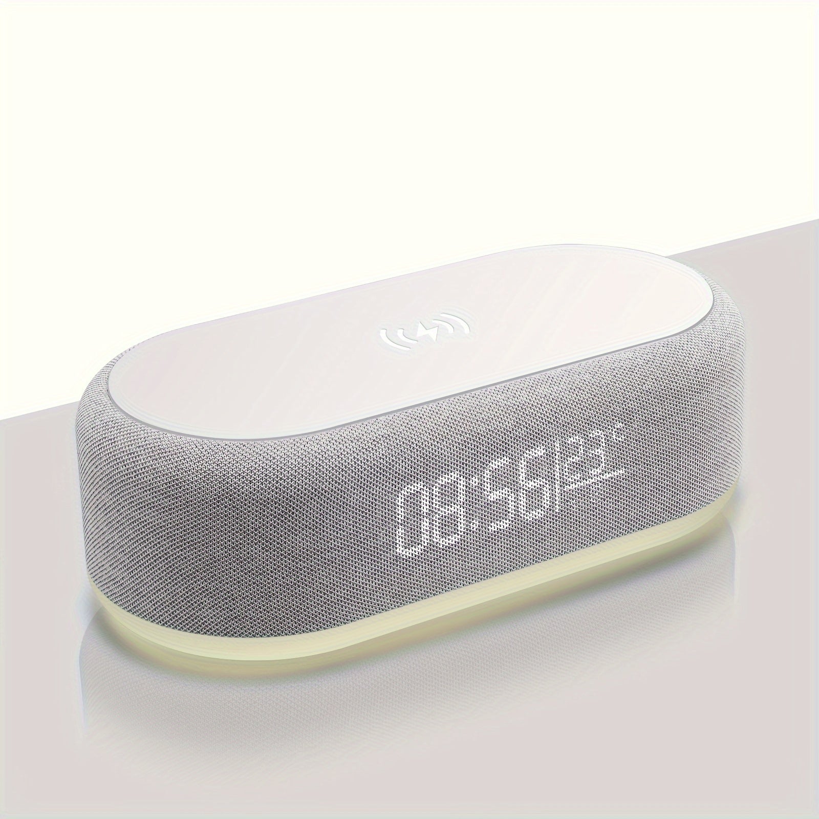 4-in-1 Alarm Clock | Digital Display | Night Light & Wireless Charger | USB-C | 3 Light Modes | Travel-Friendly