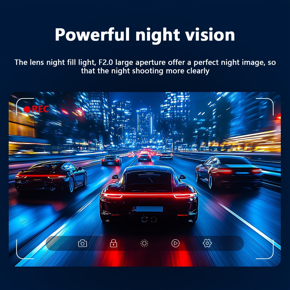 1080P Dual Dash Cam | Front & Inside Car Camera with 170° Wide Angle, Night Vision, 24h Parking Monitor, Loop Recording & G-Sensor