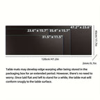 Premium | Black Faux Leather Desk Mat | Large Mouse Pad for Office & Home | Multiple Sizes Available