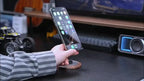 Carbon Steel Phone & Tablet Stand | Foldable | Adjustable | 360° Rotation