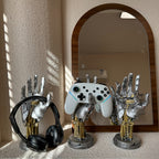 1Pc | Cyberpunk 3D Printed Game Controller | Adjustable | Phone Stand – ABS Desk Organizer