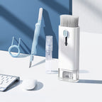TechTicks Multi-Purpose Cleaning Kit | Microfiber Tip | Soft Bristle Brushes | Spray for Phones, Laptops & More
