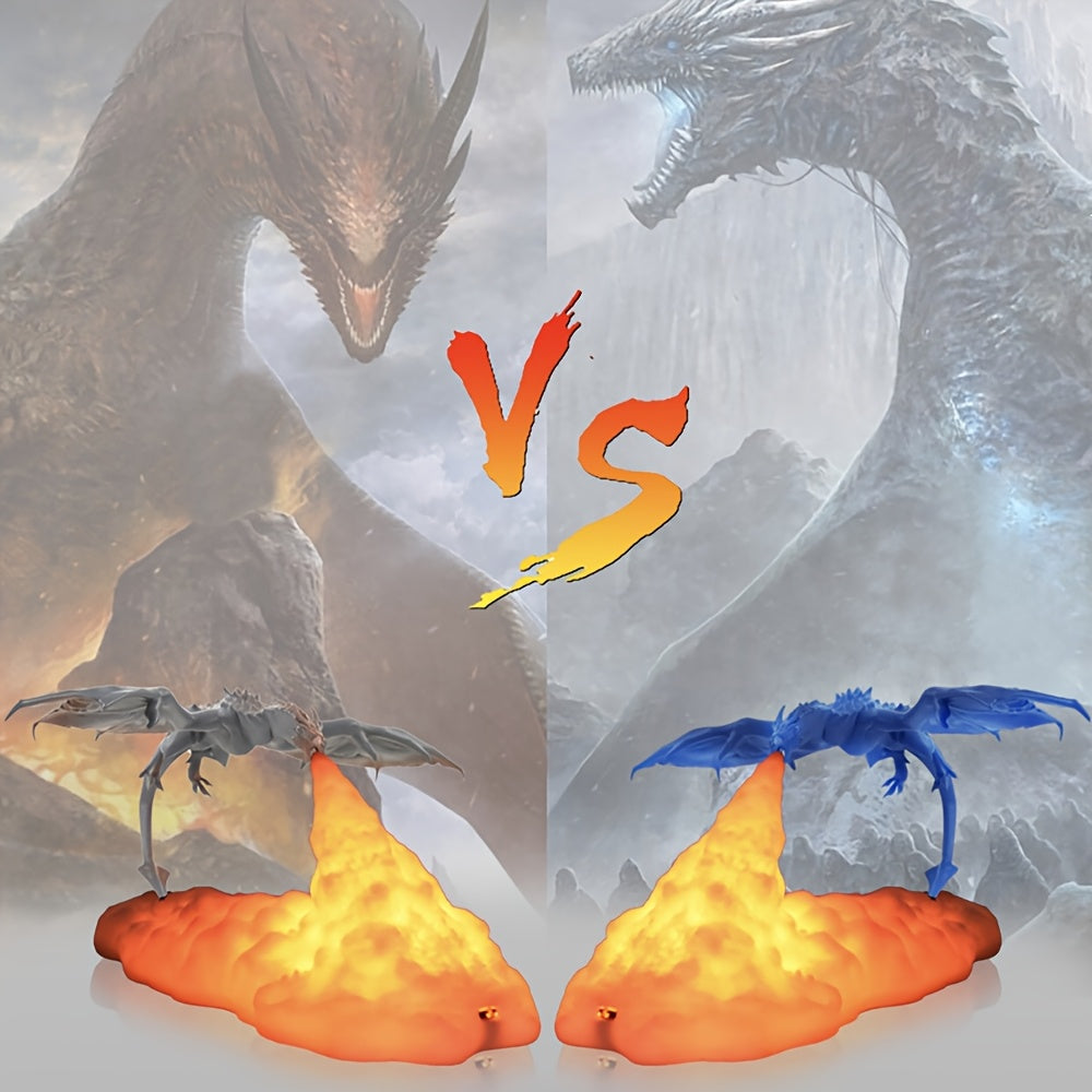 3D Dragon Night Light | LED Anime Lamp for Bedroom Ambiance & Gift Ideas | Home Decor