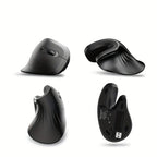Ergonomic 2.4G Wireless Optical Mouse – Right-Handed, Crystal Design for PC & Laptop | Design | Game | Office