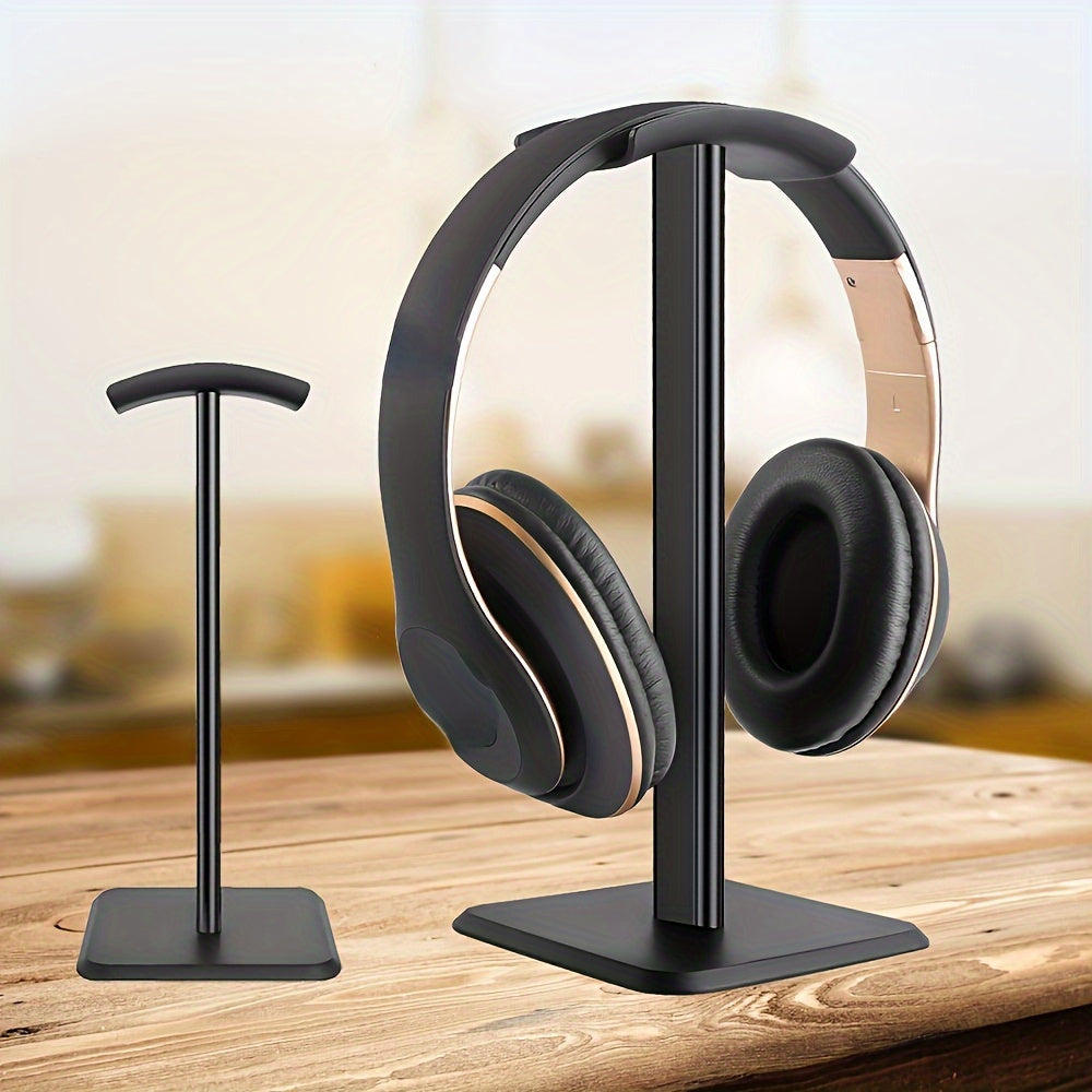 Premium Metal Headphone Stand | Detachable Display & Storage for Gaming Earphones | Square Base Design