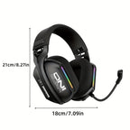 ONIKUMA Tri-Mode Wireless Gaming Headset | 2.4GHz | BT 5.3 | For PS5, PC & FPS Gamers | Modern & Compact Style