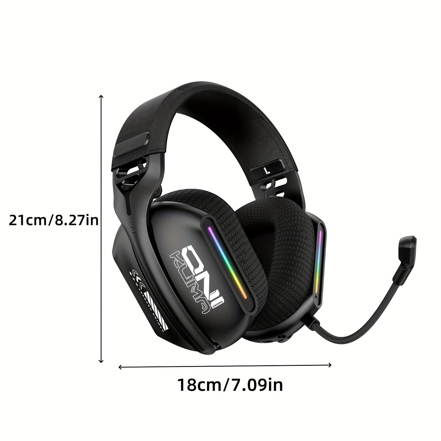 ONIKUMA Tri-Mode Wireless Gaming Headset | 2.4GHz | BT 5.3 | For PS5, PC & FPS Gamers | Modern & Compact Style