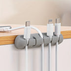 Premium PE Desktop Cable Organizer | Durable Cord Management for USB-C, HDMI & LAN