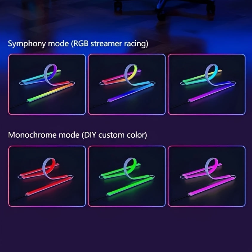 3-in-1 RGB Ambient Display Light | For 24-Inch Monitor | Creative Ambient Lighting for Gaming and Workspace