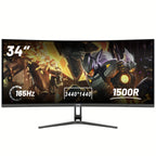 LXZ 34inch 21:9 UWQHD (3440x1440) | 165Hz PC Screen, 1500R Ultra-wide Curved Gaming Monitor, 1ms, FreeSync, 178° Wide Viewing Angle