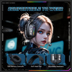 ONIKUMA Tri-Mode Wireless Gaming Headset | 2.4GHz | BT 5.3 | For PS5, PC & FPS Gamers | Modern & Compact Style