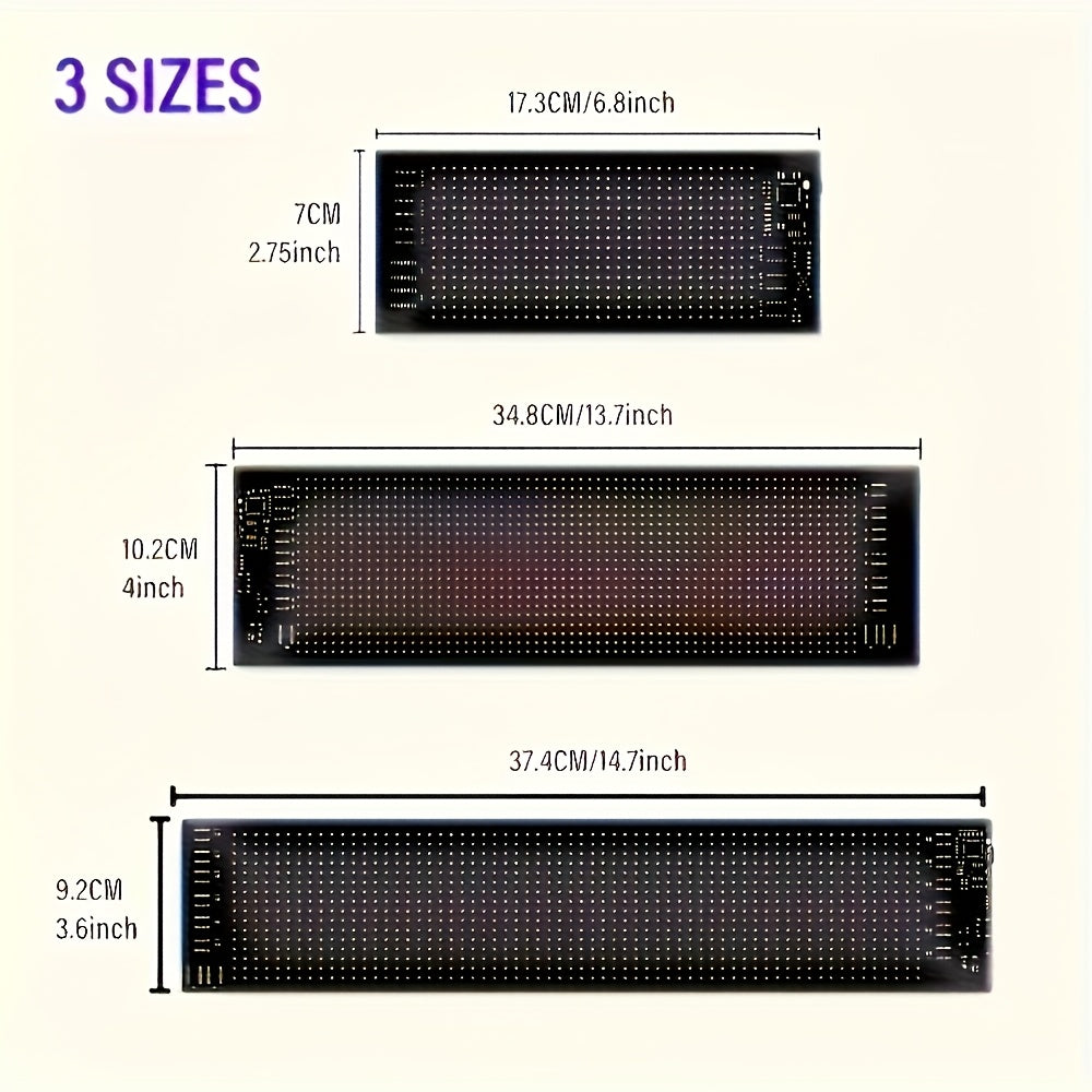 Smart LED Pixel Display | Programmable RGB Light Panel for Wall or Desk | App-Controlled DIY Animation & Text