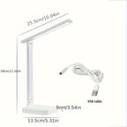 USB LED Desk Lamp | Touch Dimmable with Phone Holder & Eye-Care Light