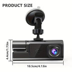 1080P Dual Dash Cam | Front & Inside Car Camera with 170° Wide Angle, Night Vision, 24h Parking Monitor, Loop Recording & G-Sensor