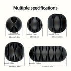 Cable Management Kit | Wire Organizer with Clips & Adhesive Strips for Home & Office Setup