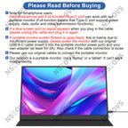 NSEOVS 15.6″ 1080P Portable IPS Monitor with HDR, Dual Speakers & Smart Cover | External Display for PC, Laptop, Phone & Gaming