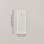 5-Pack Wall-Mounted Power Strip Holders | No-Drill, Removable Organisers for Routers, Remotes & Devices
