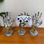 1Pc | Cyberpunk 3D Printed Game Controller | Adjustable | Phone Stand – ABS Desk Organizer