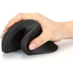 Ergonomic 2.4G Wireless Optical Mouse – Right-Handed, Crystal Design for PC & Laptop | Design | Game | Office