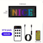 Flexible LED Pixel Display | Programmable RGB Night Light with App Control for Wall, Desk, Gaming & Decor